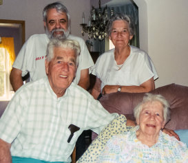 Leon, Martin & Ernestine Goyetche of Niagara Falls, ON and Barbara Goyetche of London, ON (circa 2002)