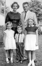 Gus & Barbara Goyetche of London, ON with children Elaine, Linda & Raymond (1966)