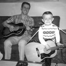 Clarence Goyetche of Dartmouth, NS with son Dave (1967)