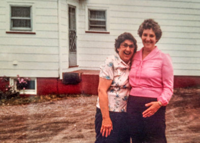 Clarice Goyetche of Petit de Grat, NS and Barbara Goyetche of London, ON (1981)