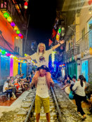 Junta Goyeche of Jubail, Saudi Arabia and Christy Hadwell of Calgary, AB in Hanoi, Vietnam (2023)