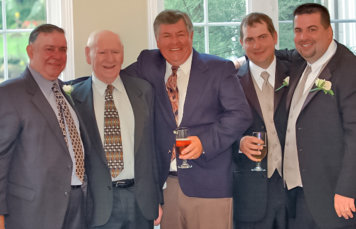 Ray Goyetche of Massey, ON; Joe Goyetche of Bathurst, NB; David Goyetche of Arichat, NS; Jamie Goyetche of Massey, ON; & Mike Goyetche of Ottawa, ON (2005)